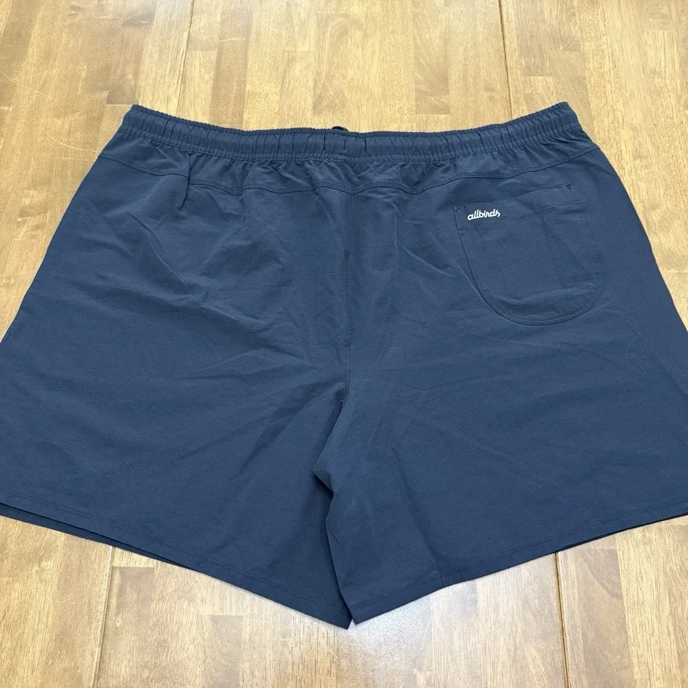 NWT allbirds Natural Run Shorts men's XXL black merino wool active nylon hike
